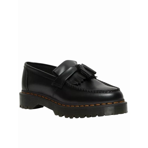 Dr. Martens Adrian Quad Black Platform Loafers Women's 10 Men's 9 New - Picture 5 of 8